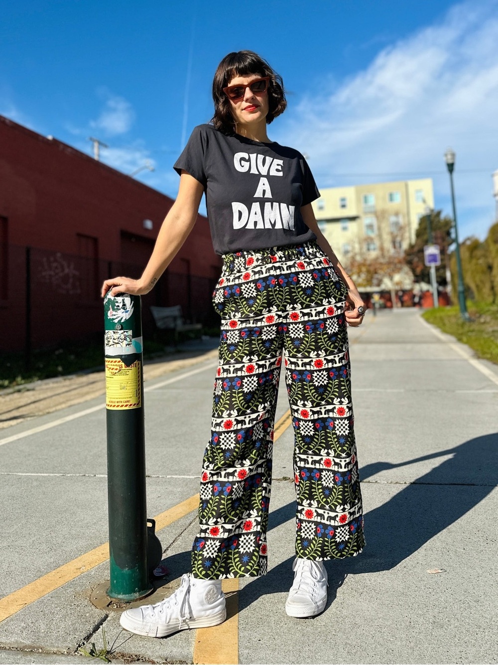 Nooworks Catalina Pants in Dreyfus Print - Picture 5 of 5